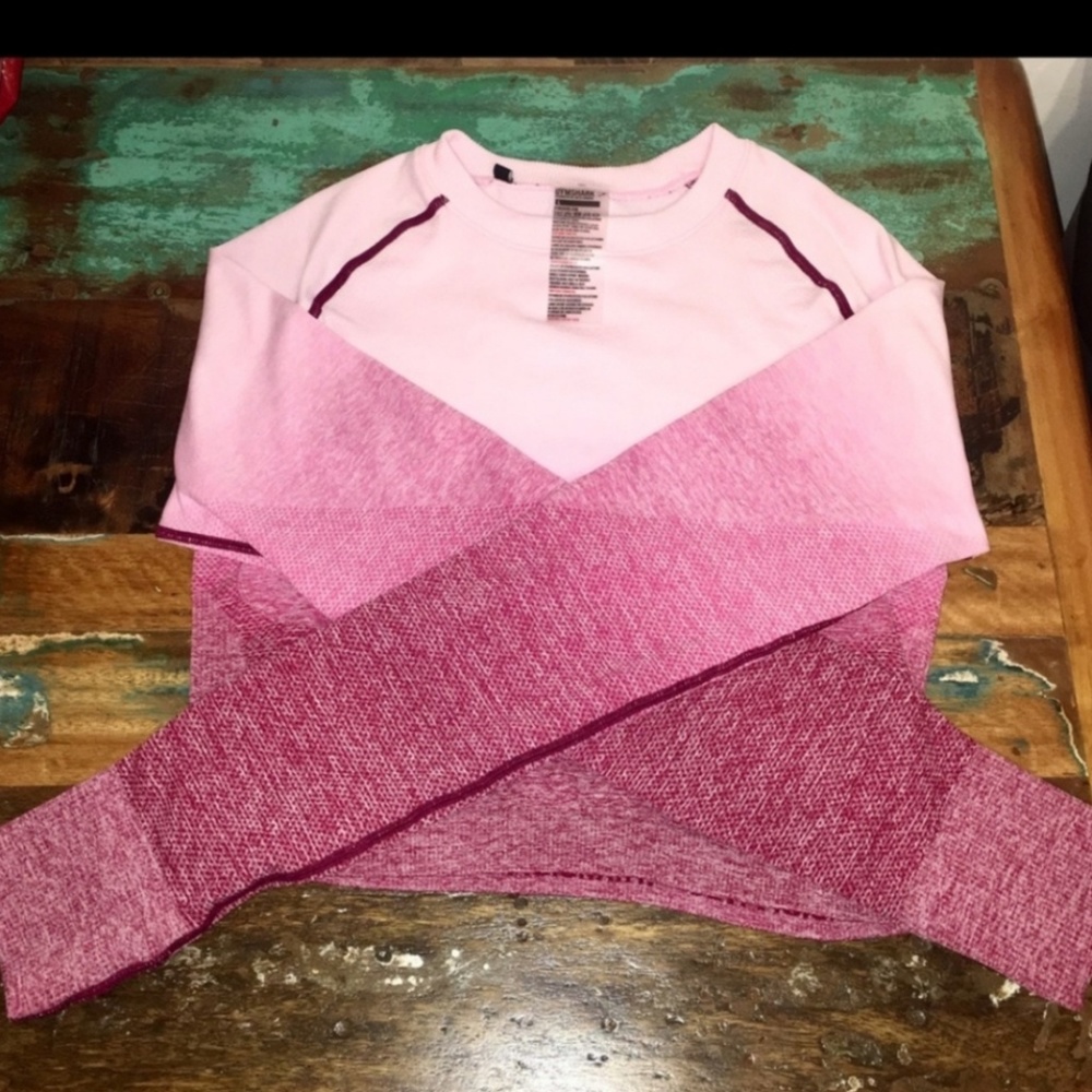 L pink ombre seamless Set Gymshark last day❤